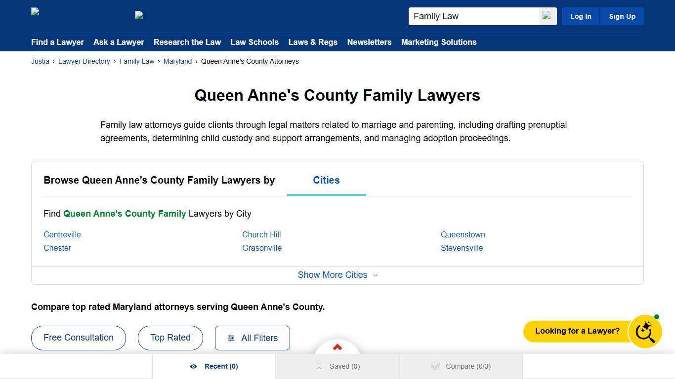 Best Family Lawyers in Queen Anne's County, MD | Justia Lawyer Directory